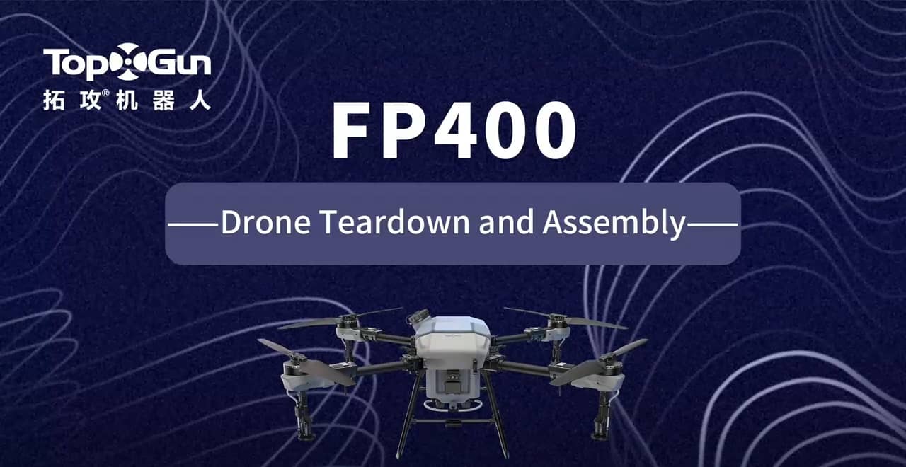 TopXGun Mini Eğitimi | FP400 Tarım Drone Sökme ve Montajı
