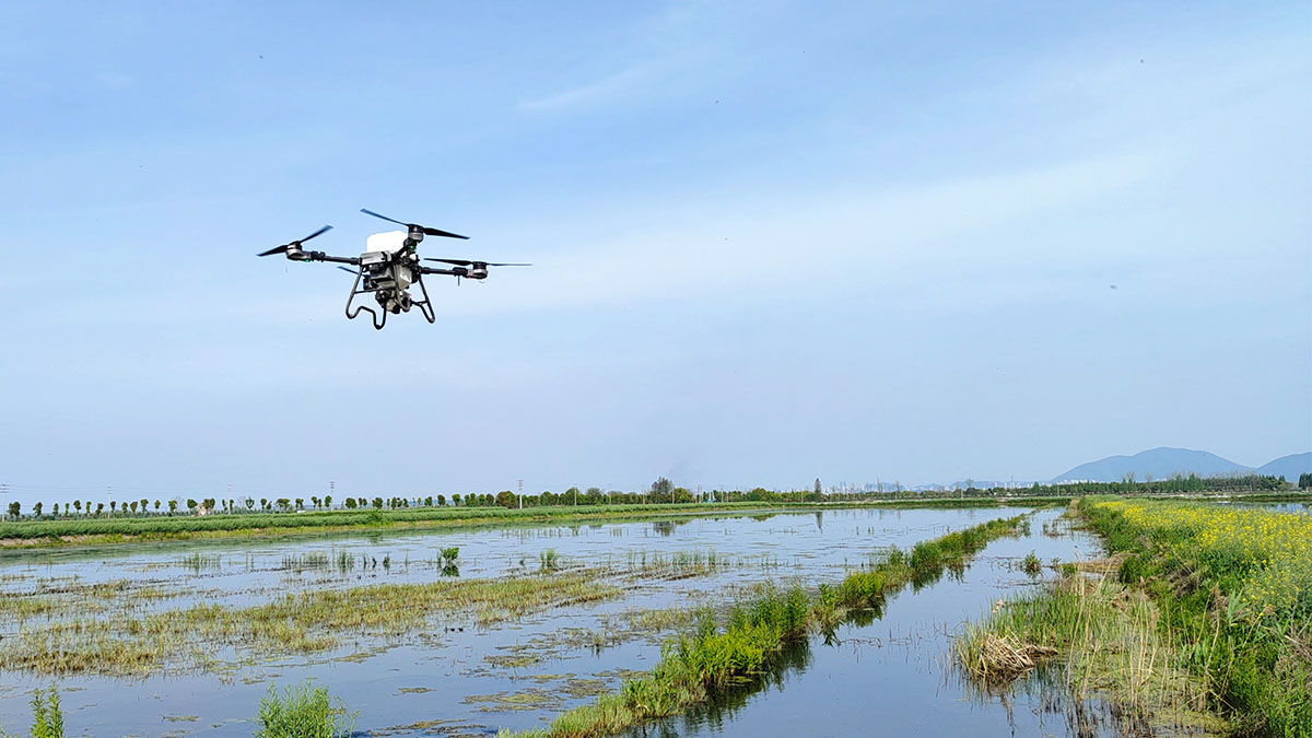With advanced obstacle detection technology, the FP300 agriculture drone can detect obstacles up to 40m away and automatically circumvent them. It also features 5-beam radar for precise terrain following and obstacle avoidance.