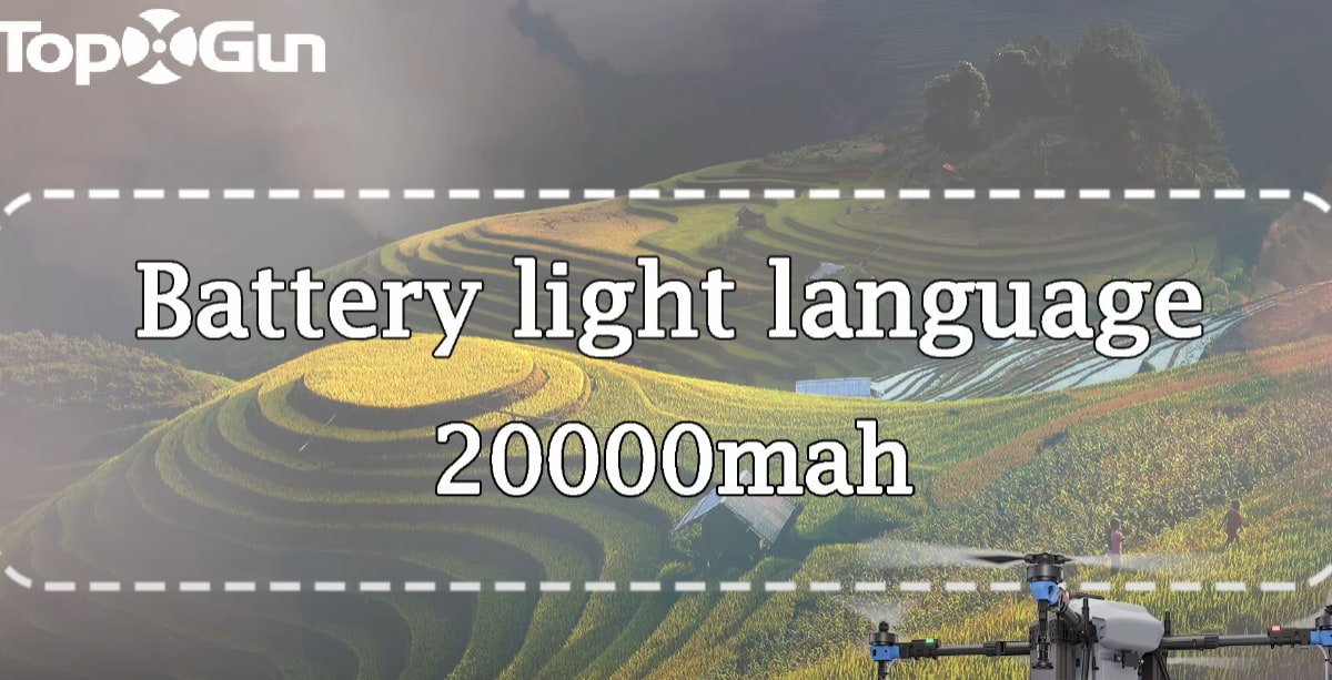 Topxgun Eğitimi | Pil Işığı Dili - 20000mAh Drone Pilleri