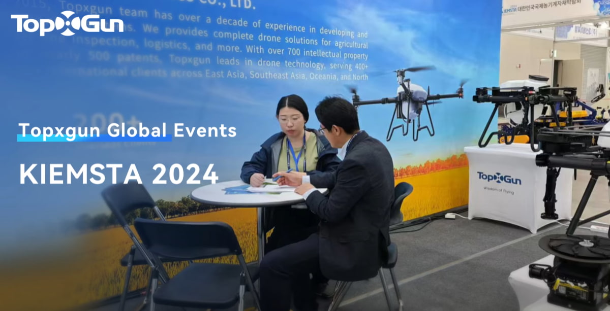 Topxgun, Güney Kore'nin Daegu kentinde düzenlenen KIEMSTA 2024 Fuarı'na FP600 ve FP300E Tarım İHA'larını Getiriyor