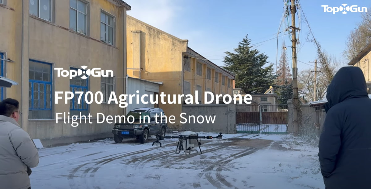 Topxgun FP700 Tarım Drone'u | Karda Test Uçuşu!