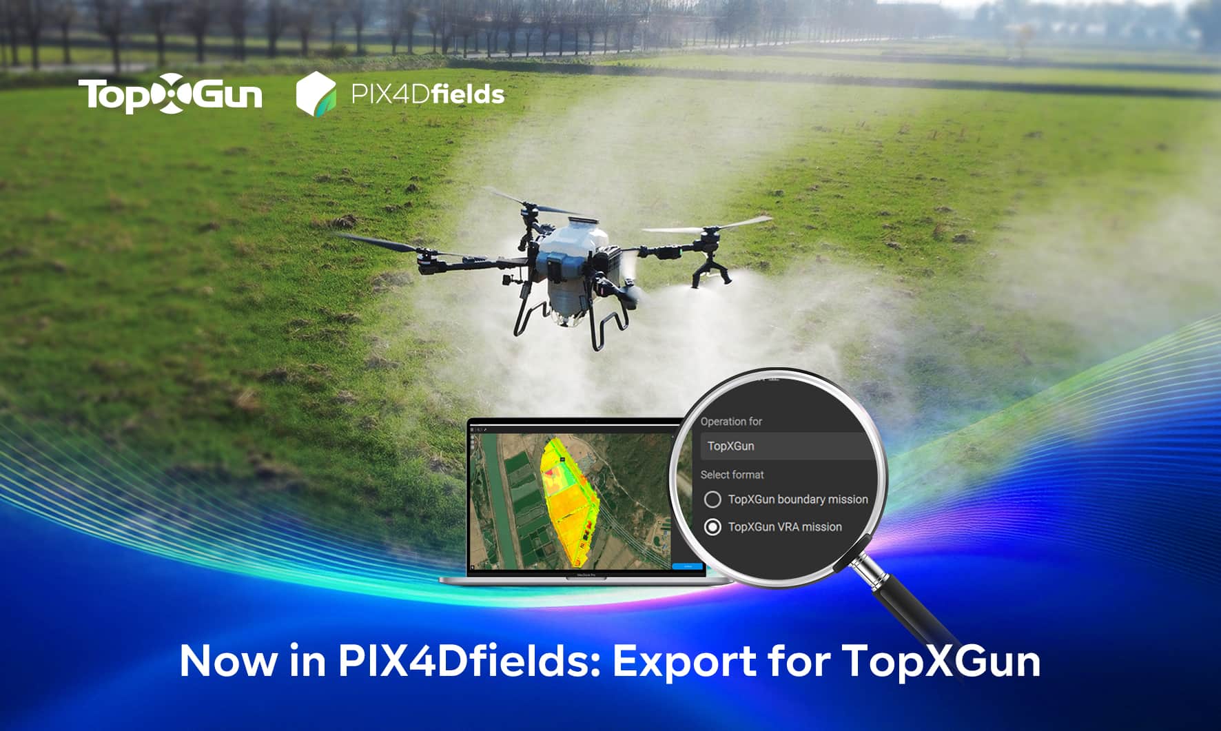 TopXGun ve PIX4Dfields, Hassas Tarımı Desteklemek İçin Resmi Entegrasyonu Duyurdu