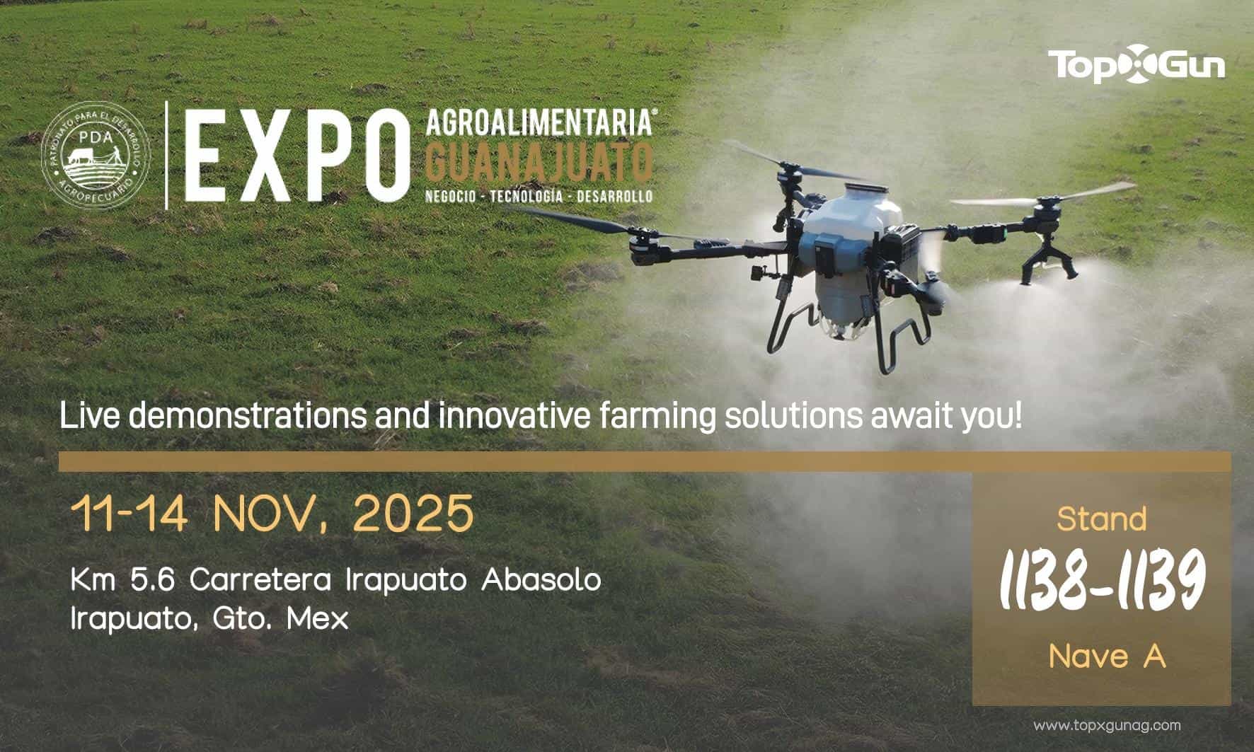 Topxgun, Expo Agroalimentaria Guanajuato 2025'te olacak