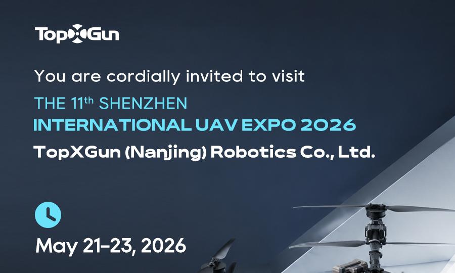TopXGun, 11. Shenzhen Uluslararası İHA Fuarı 2026'da yer alacak.